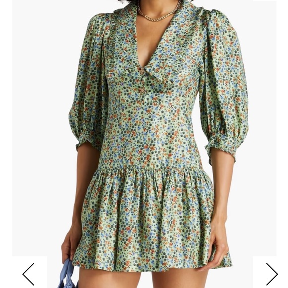 SANDRO 💯% SILK DRESS 💛💛💛 - Picture 3 of 5